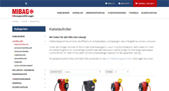 Desktop Screenshot of kabelaufroller.ch